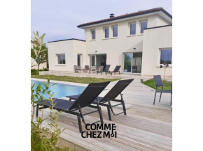 Villa avec piscine pour 10 personnes - Lac du Der Giffaumont